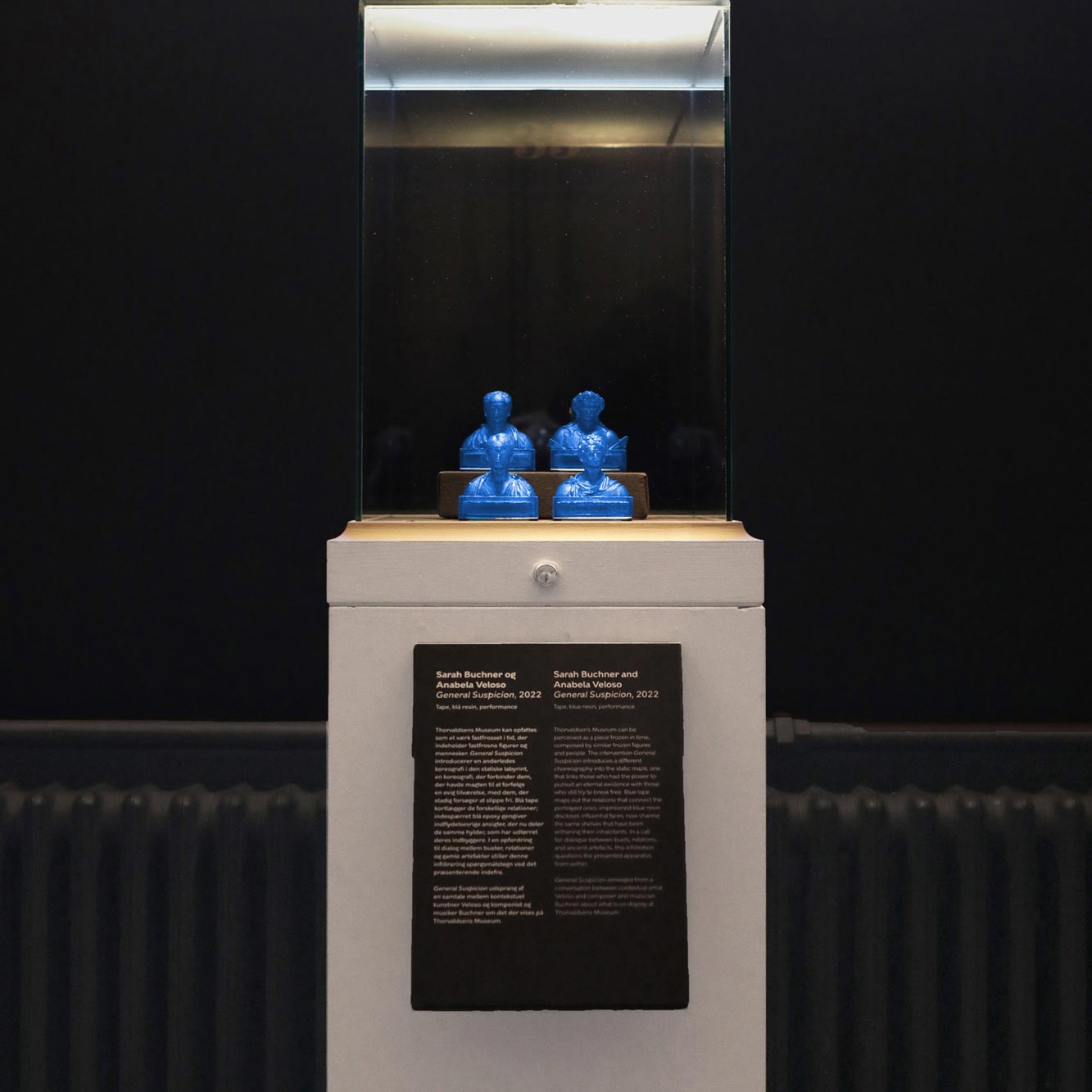 installation view imprisoned busts