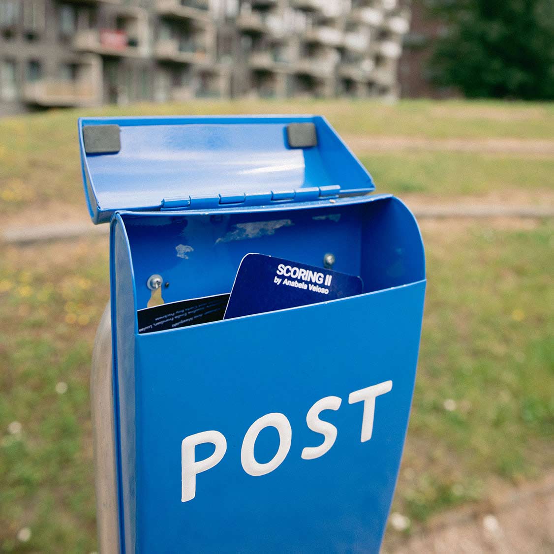 Post box with returning cards